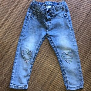 Cat & Jack toddler jeans with adjustable waist.